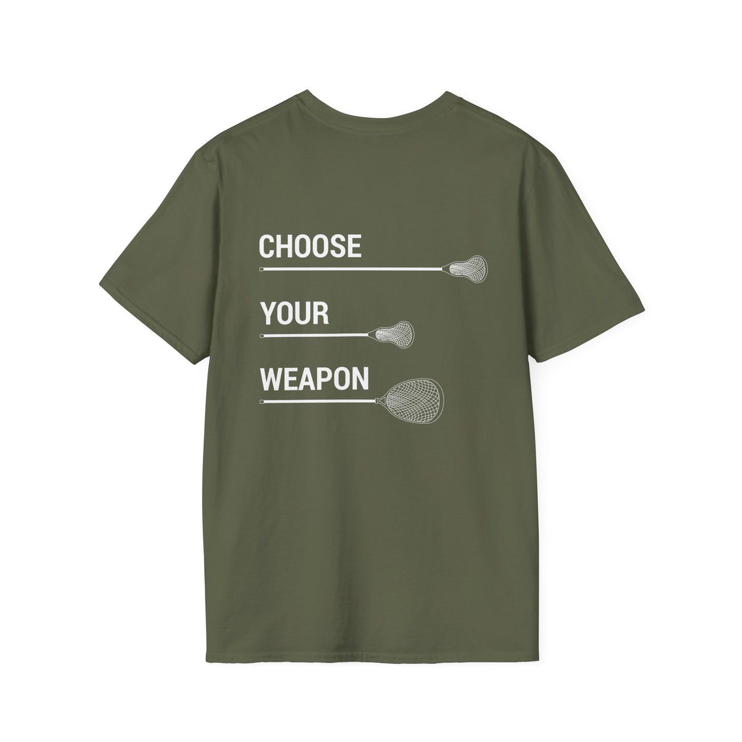 LAX Bros Choose Your Weapon Tee – Adult