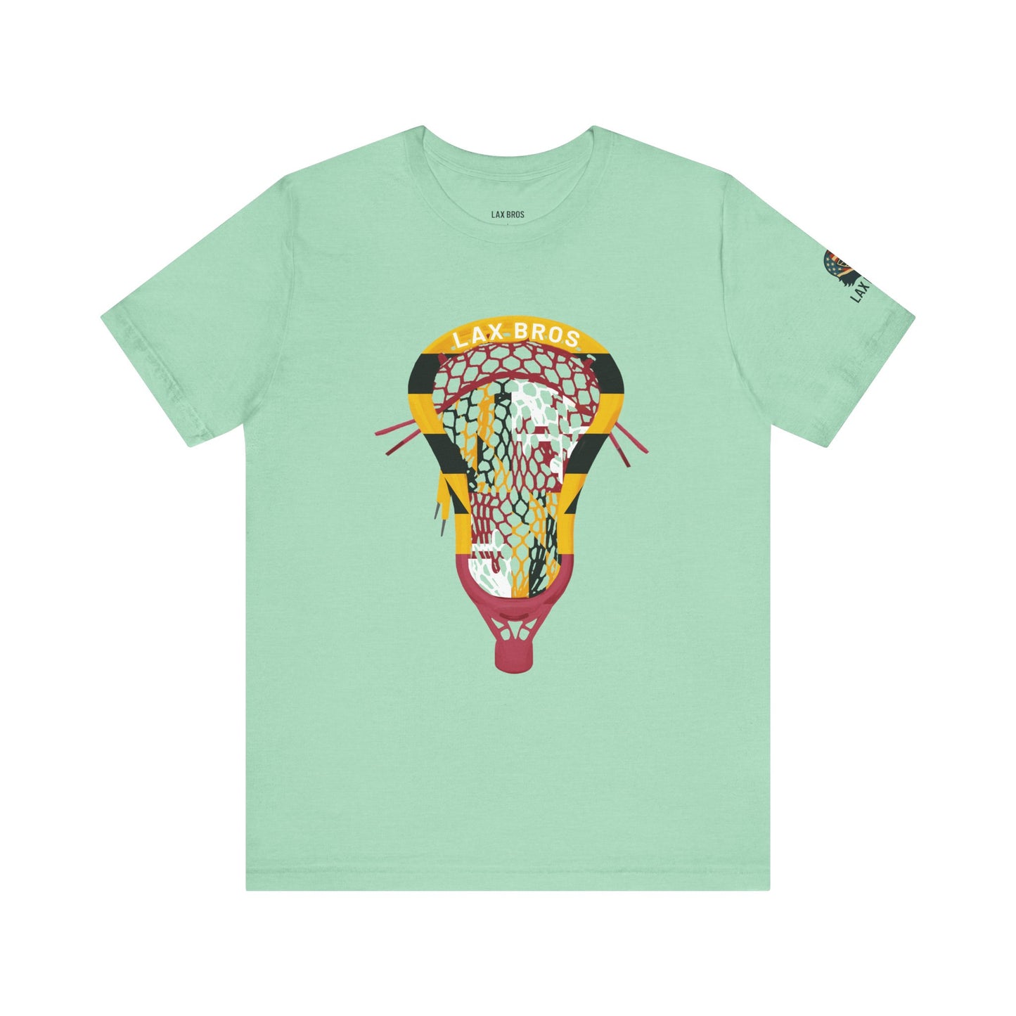 LAX Bros Maryland Flag Stick Head Tee - Adult