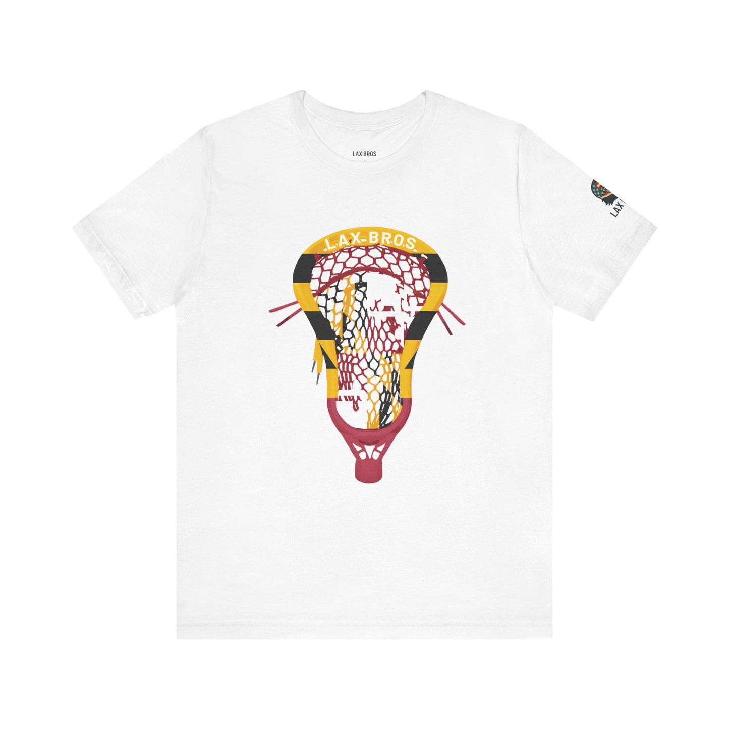 LAX Bros Maryland Flag Stick Head Tee - Adult