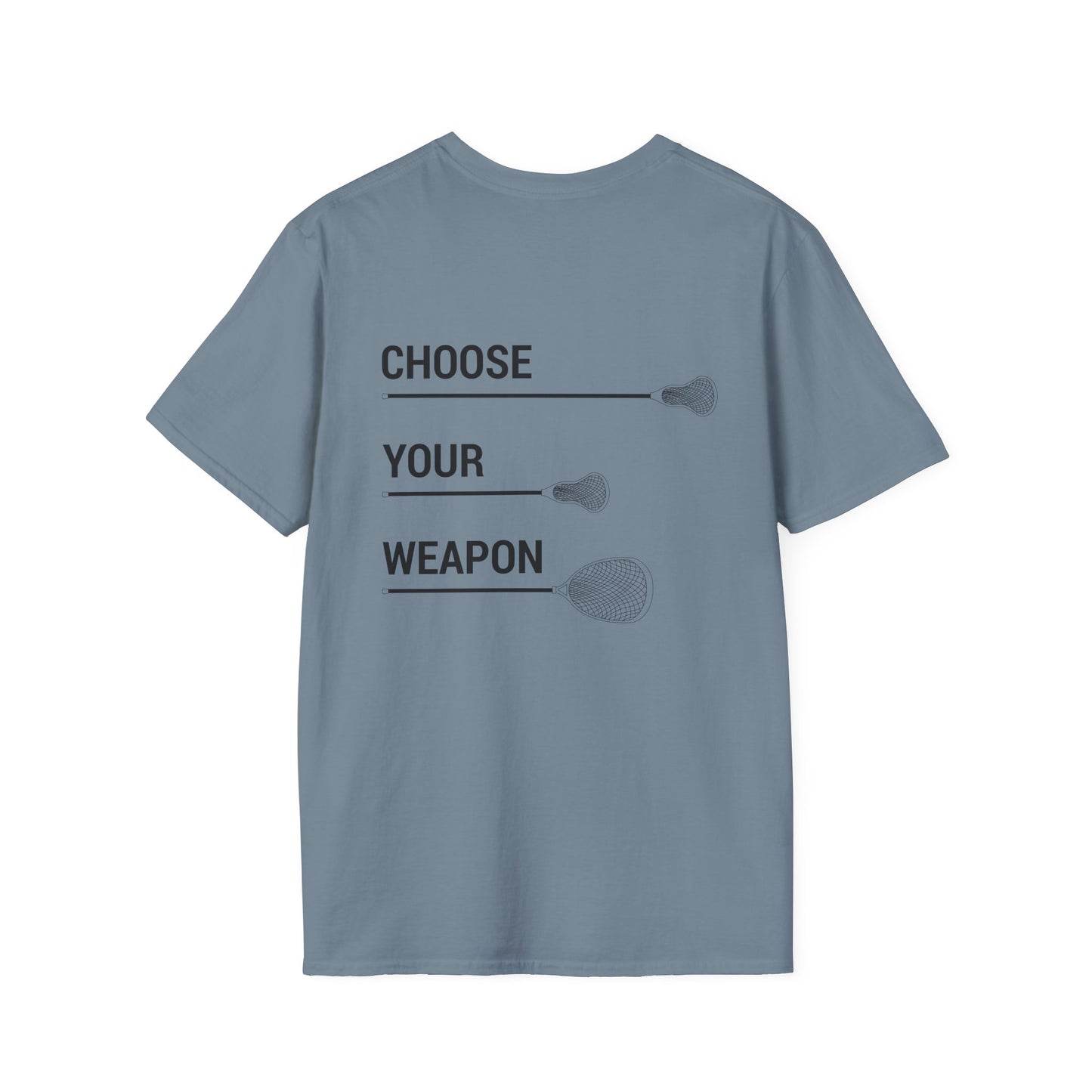 LAX Bros Choose Your Weapon Tee – Adult