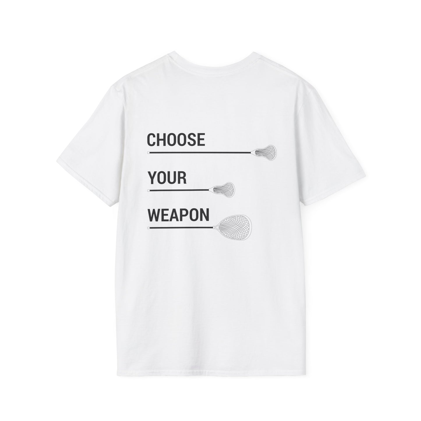 LAX Bros Choose Your Weapon Tee – Adult