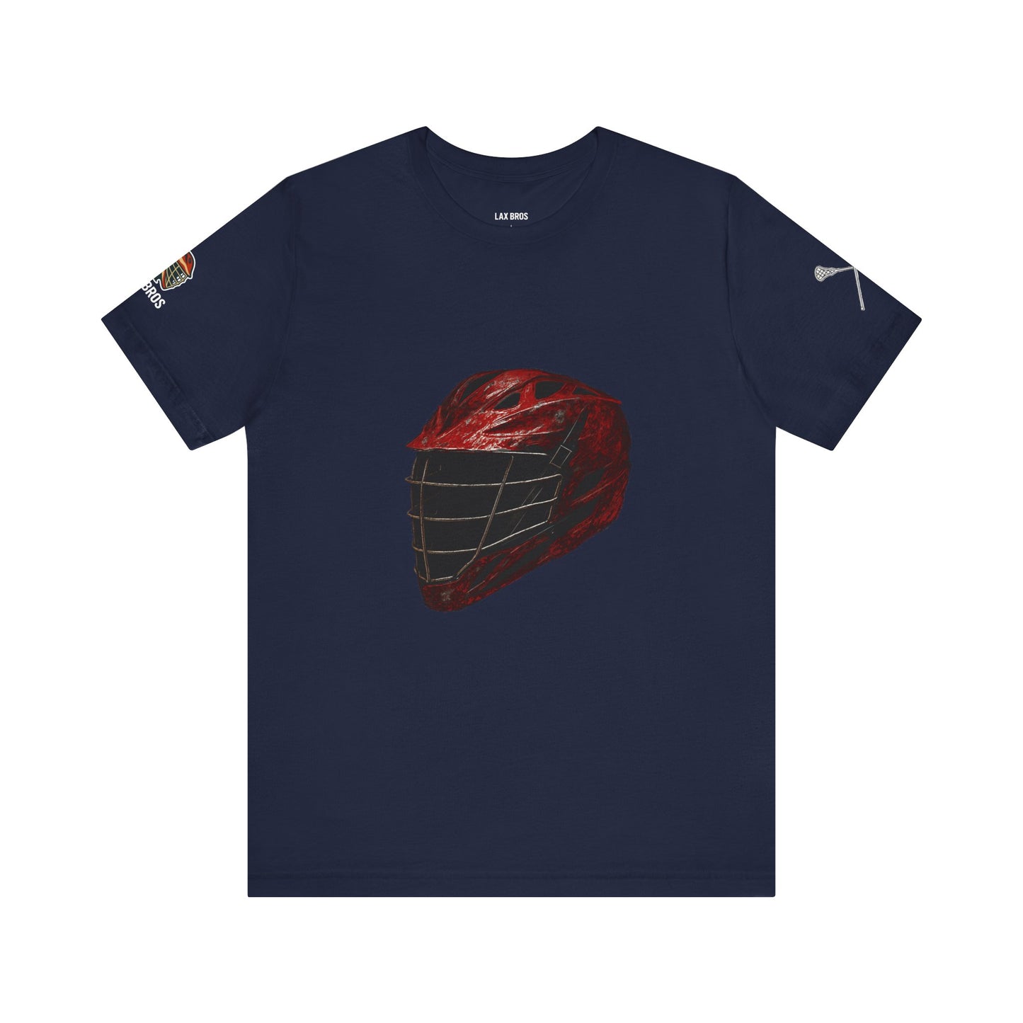 LAX Bros Helmet Tee - Adult