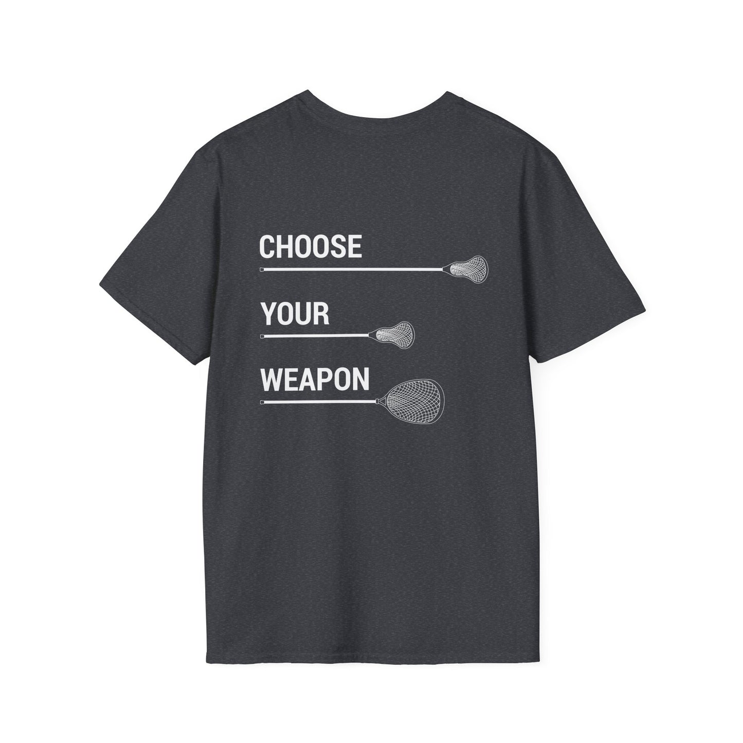LAX Bros Choose Your Weapon Tee – Adult