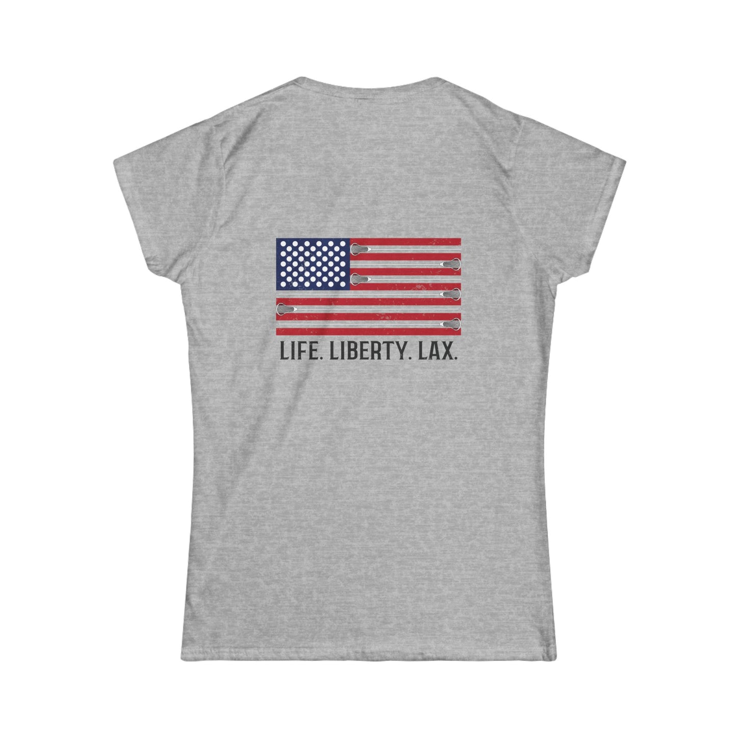 LAX Broettes Life Liberty Lax – Women’s Tee