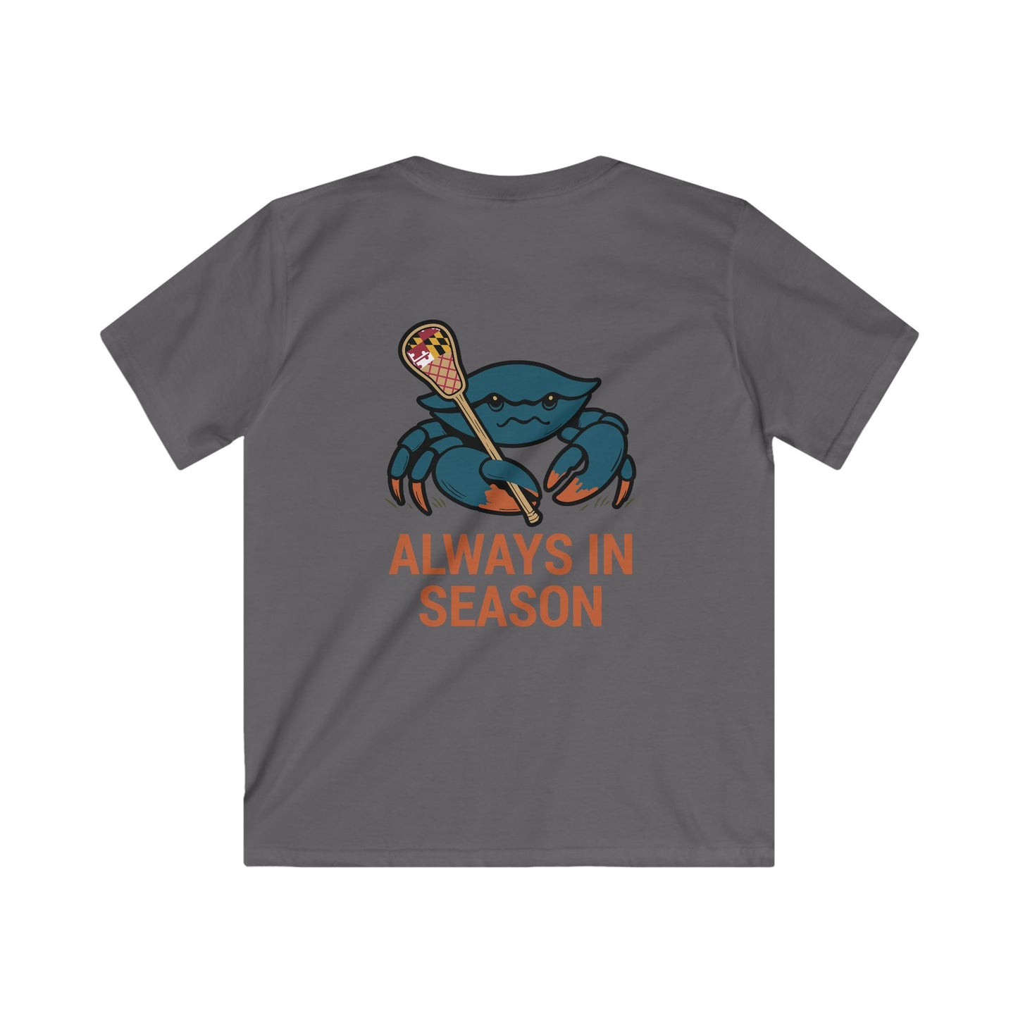 Youth LAX Bros “Always in Season” Tee (Maryland Flag Edition)