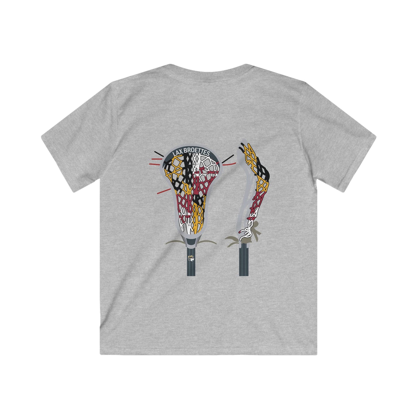 LAX Broettes Stick Tee MD Flag Version - Youth