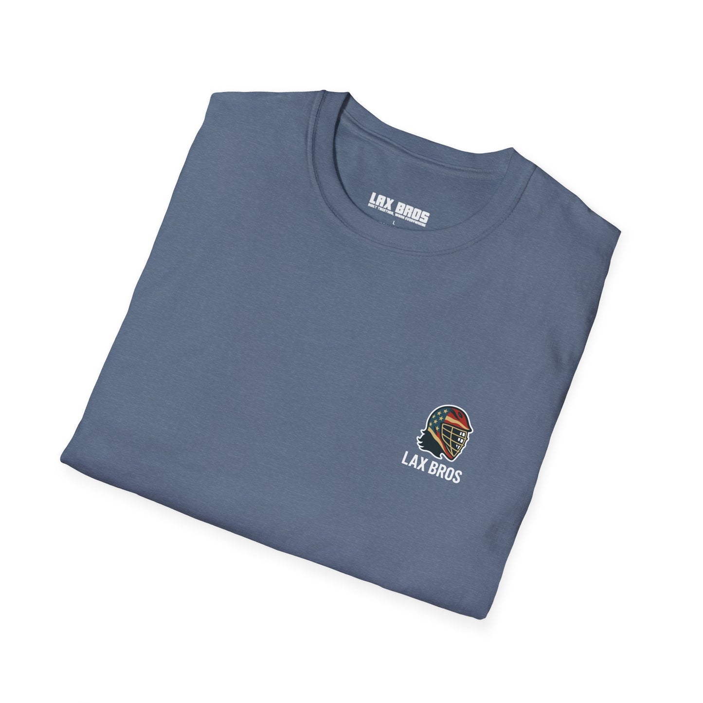 LAX Bros Eat Sleep LAX Repeat Tee β Adult (USA Flag)