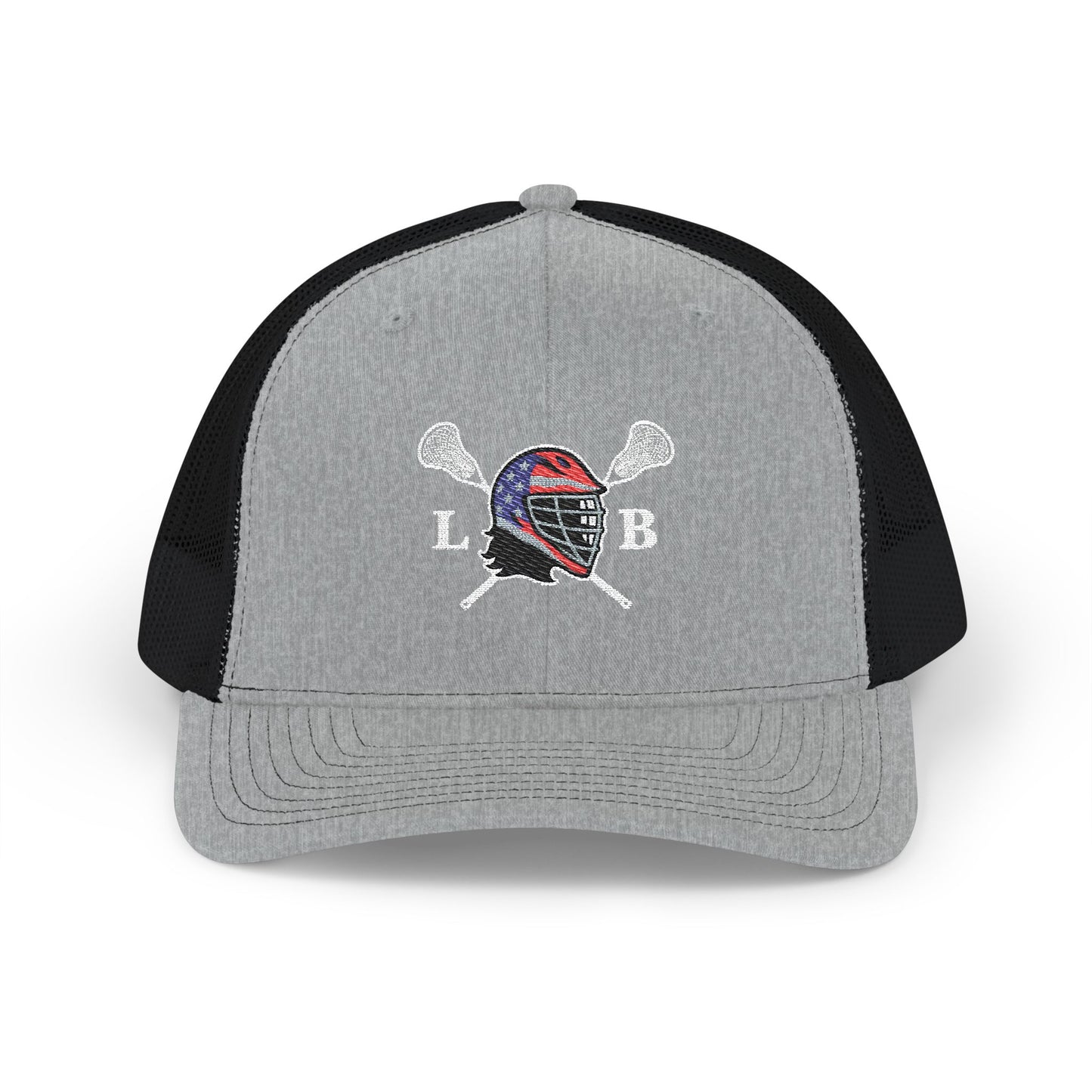 LAX Bros Crossed Sticks Trucker Hat – LB Helmet Edition (Richardson 112
