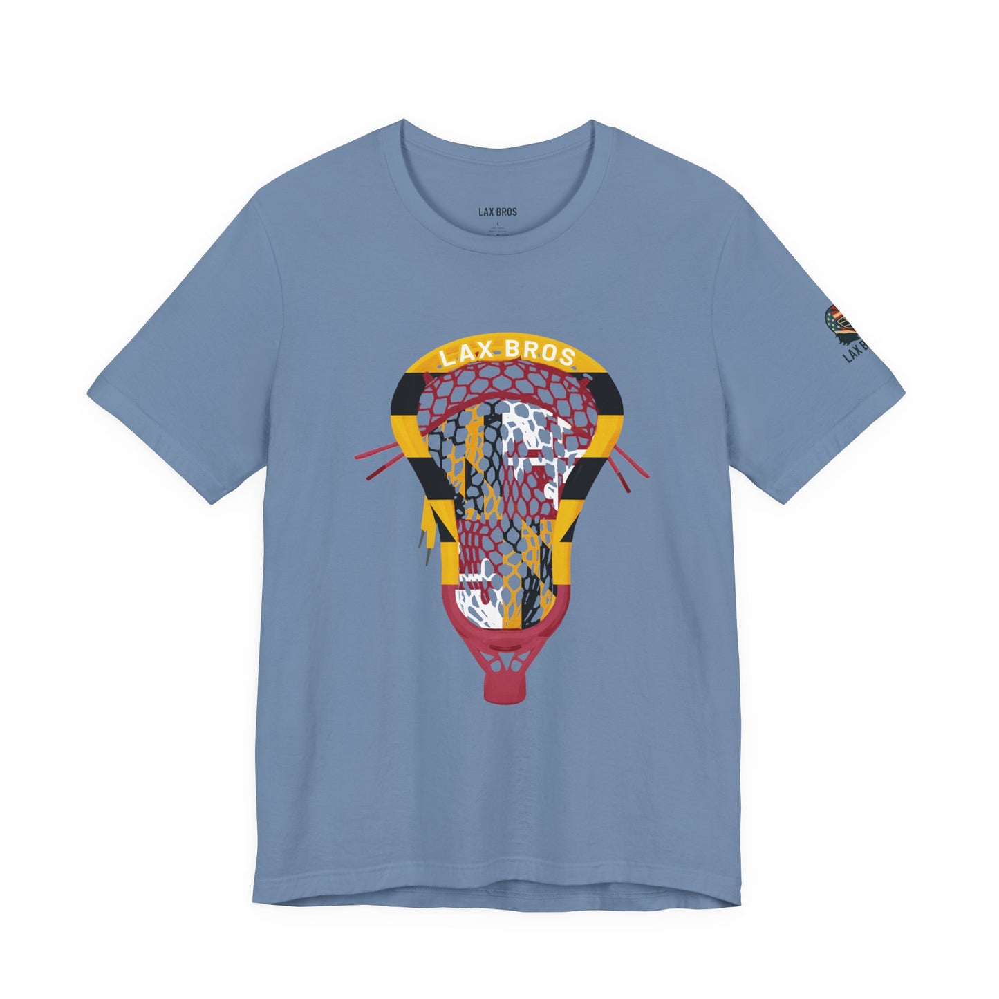 LAX Bros Maryland Flag Stick Head Tee - Adult