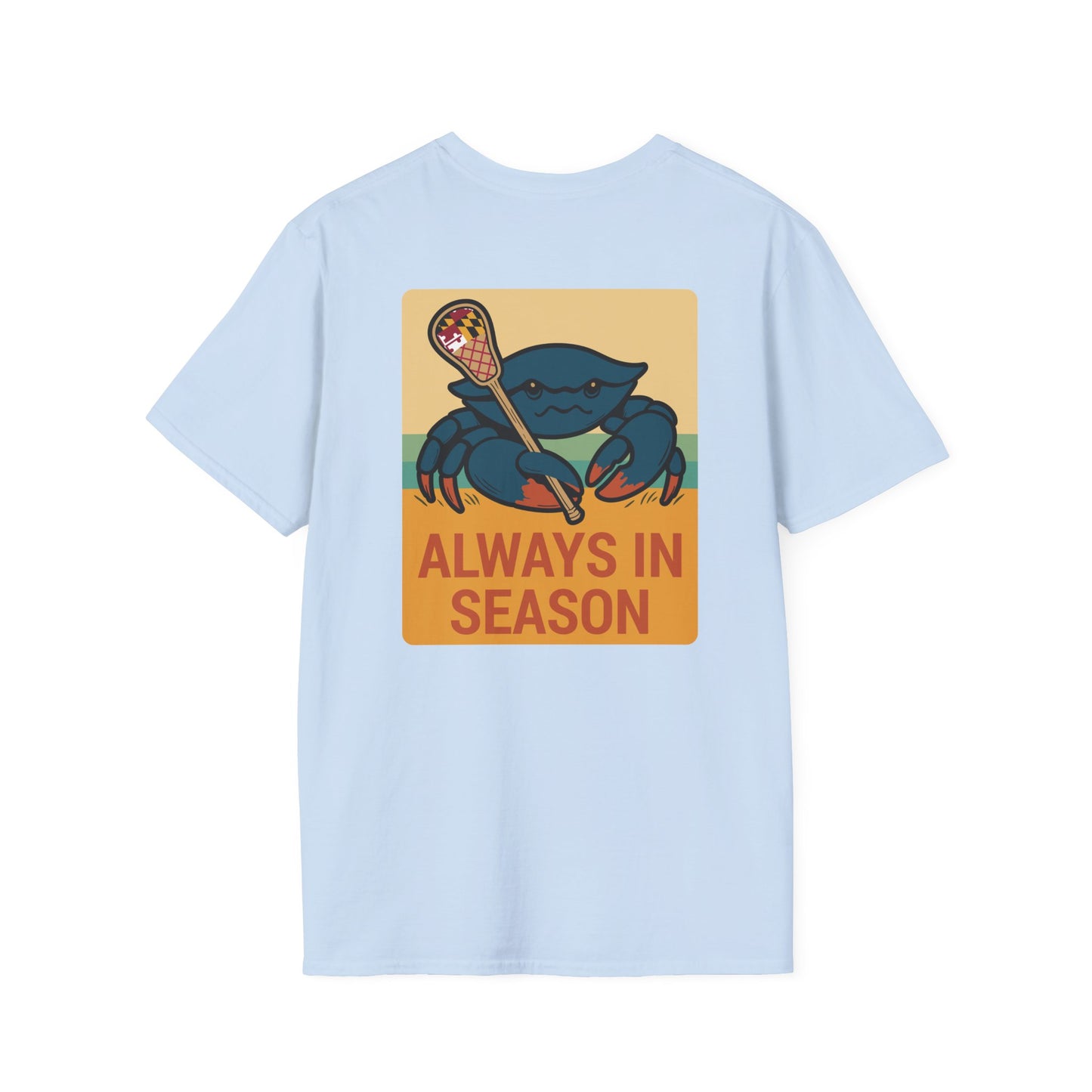 LAX Bros Always in Season Tee - Beach Maryland Flag Edition - Adult