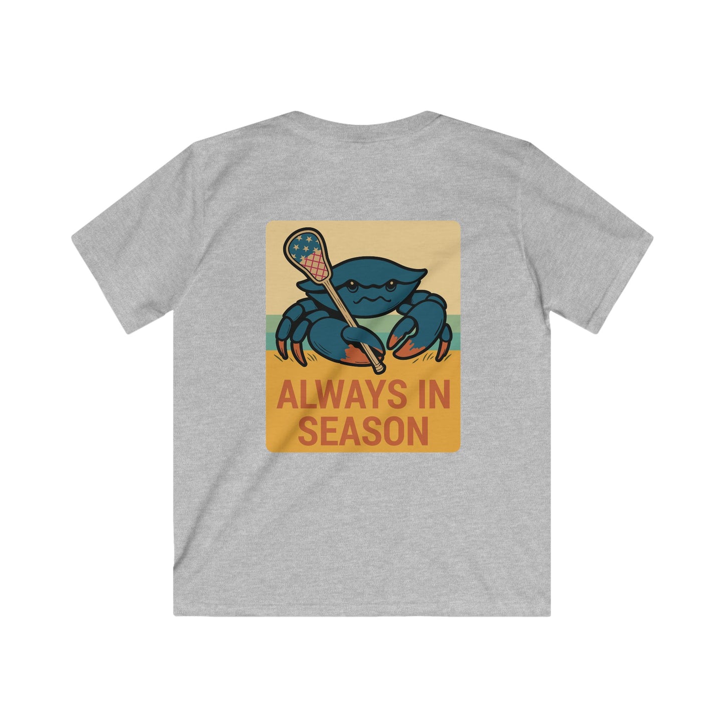 Youth LAX Bros “Always in Season” Tee (USA Flag Beach Edition)