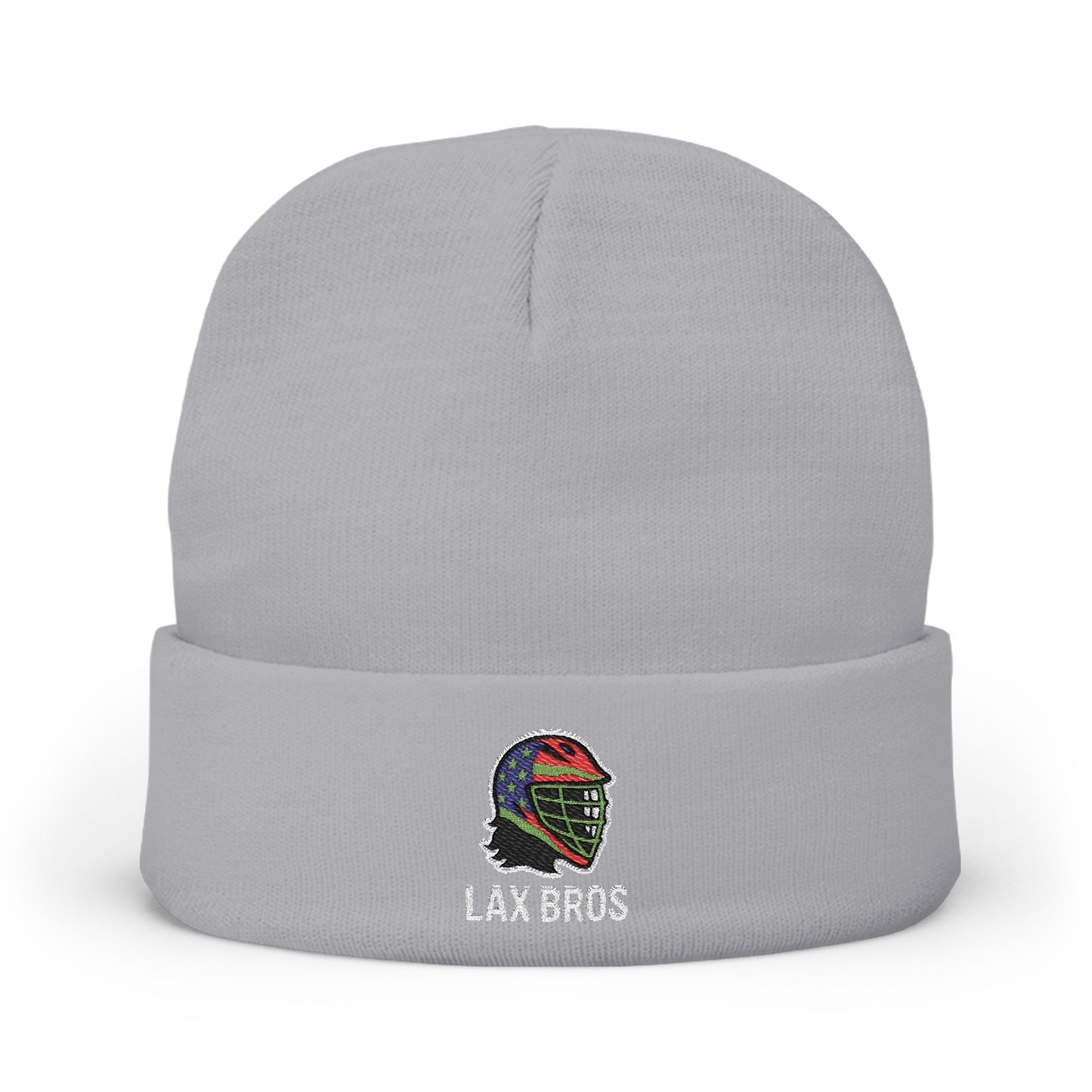 LAX Bros Embroidered Knit Beanie - Hat