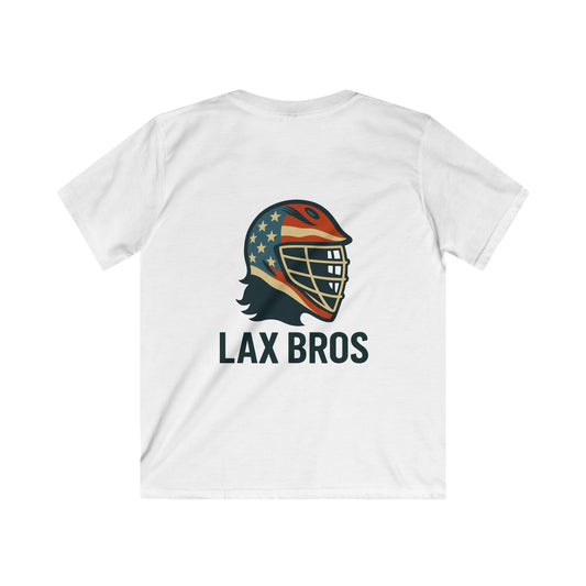 Youth LAX Bros Logo Tee – Front + Back