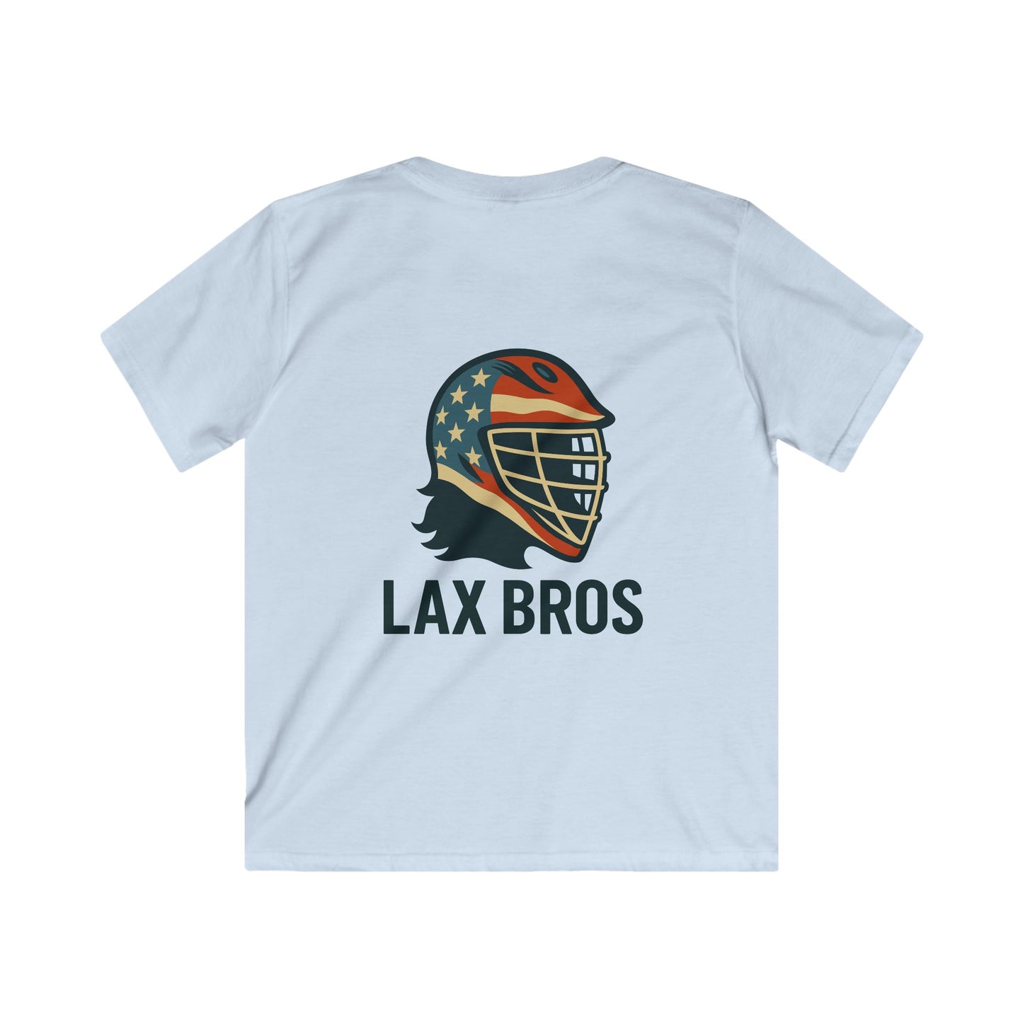 Youth LAX Bros Logo Tee – Front + Back