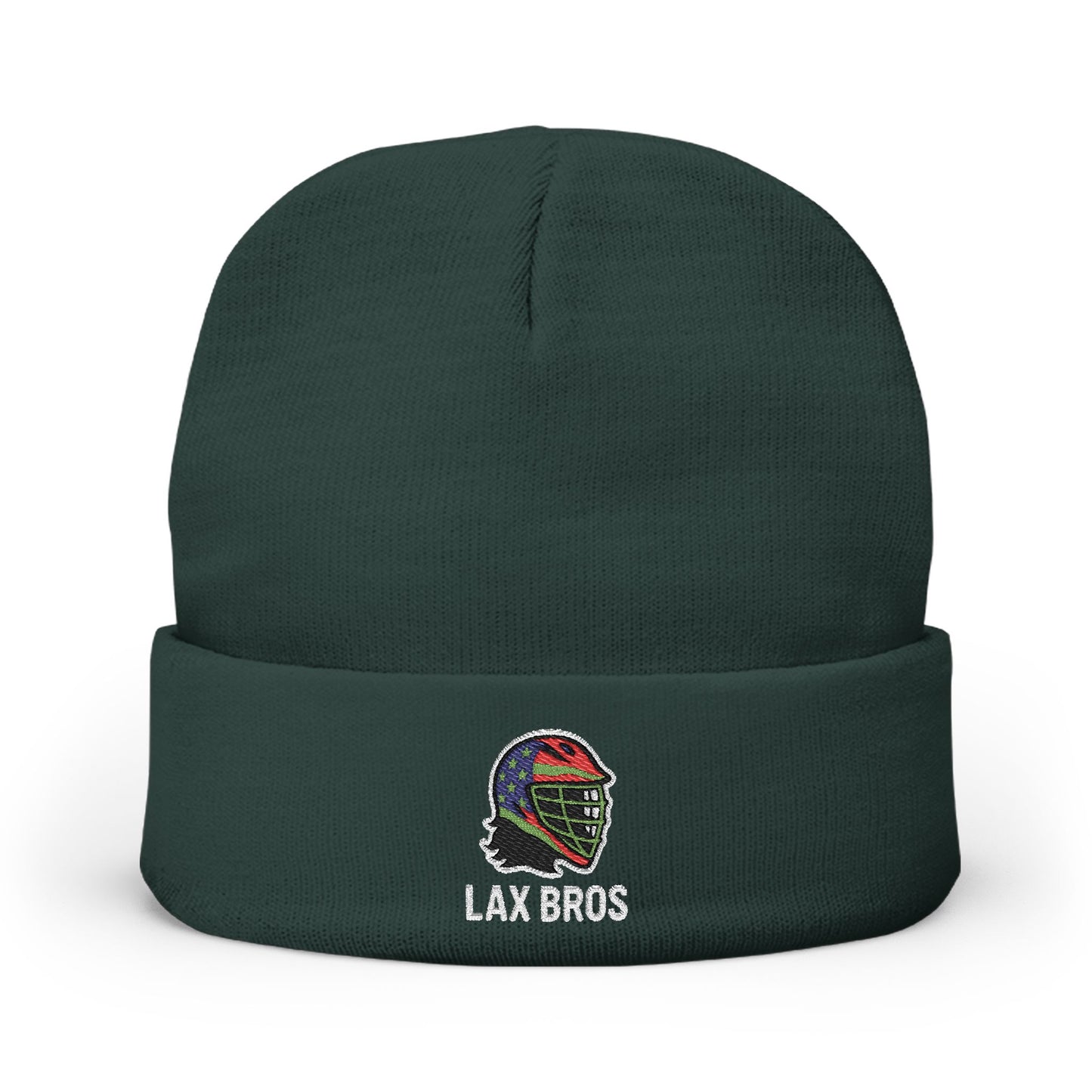 LAX Bros Embroidered Knit Beanie - Hat