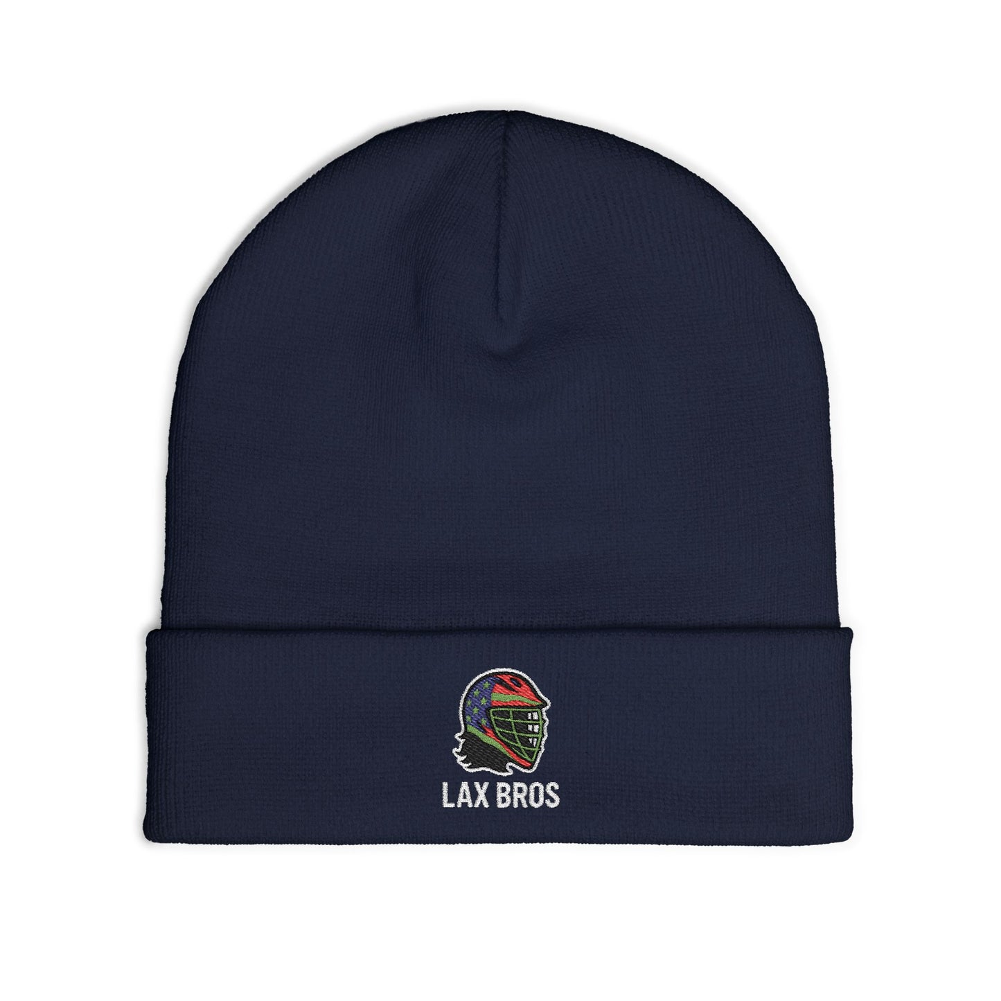LAX Bros Embroidered Knit Beanie - Hat