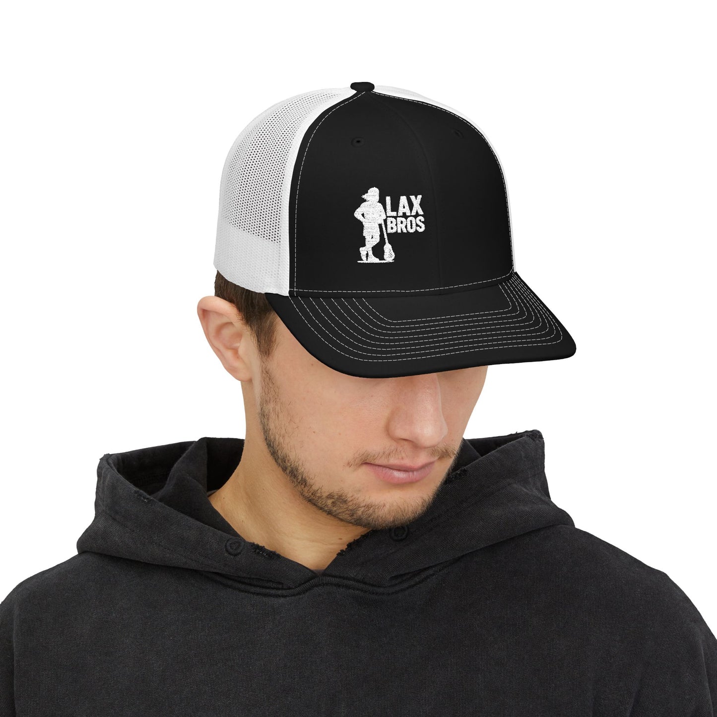 LAX Bros Silhouette Logo Hat - Richardson 112