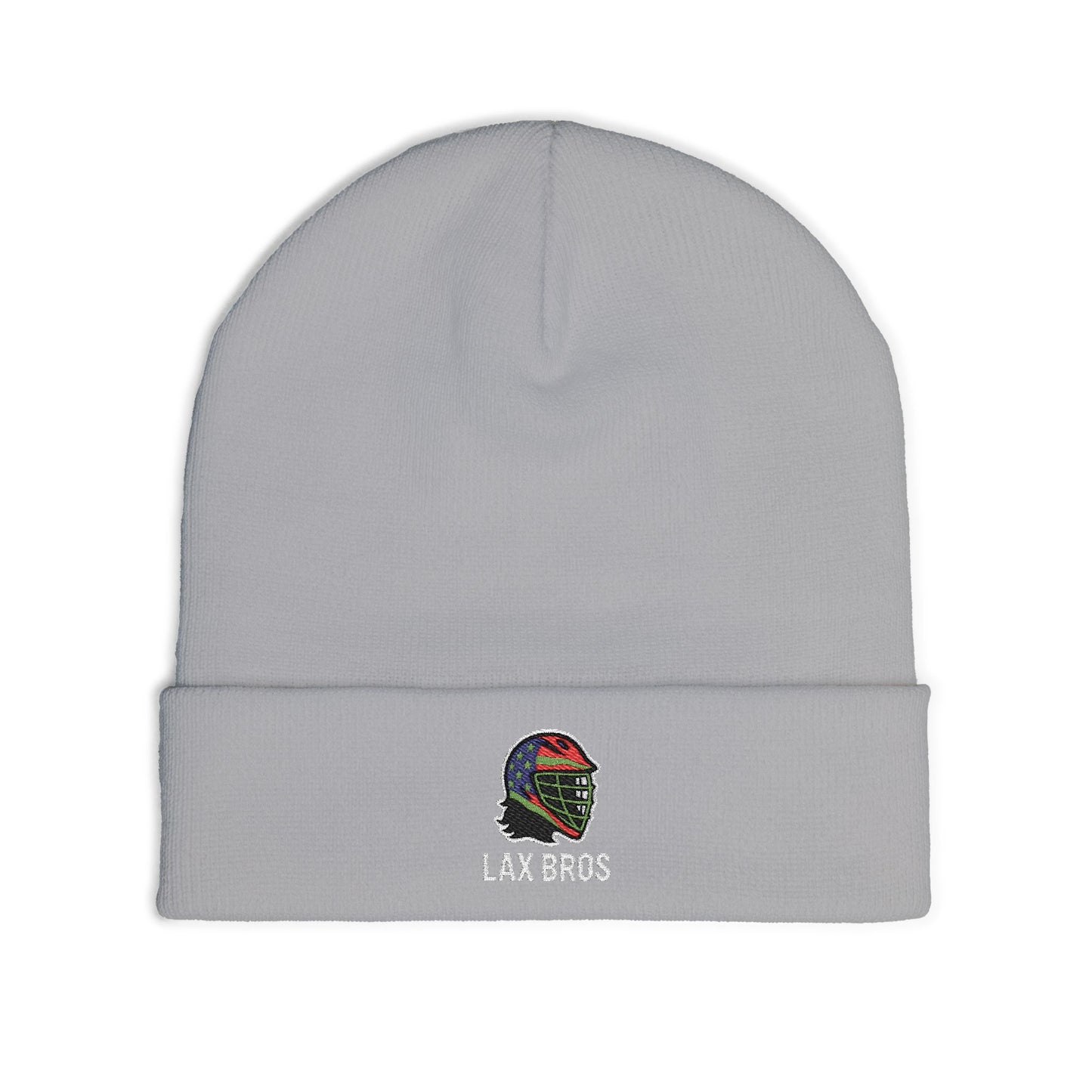 LAX Bros Embroidered Knit Beanie - Hat
