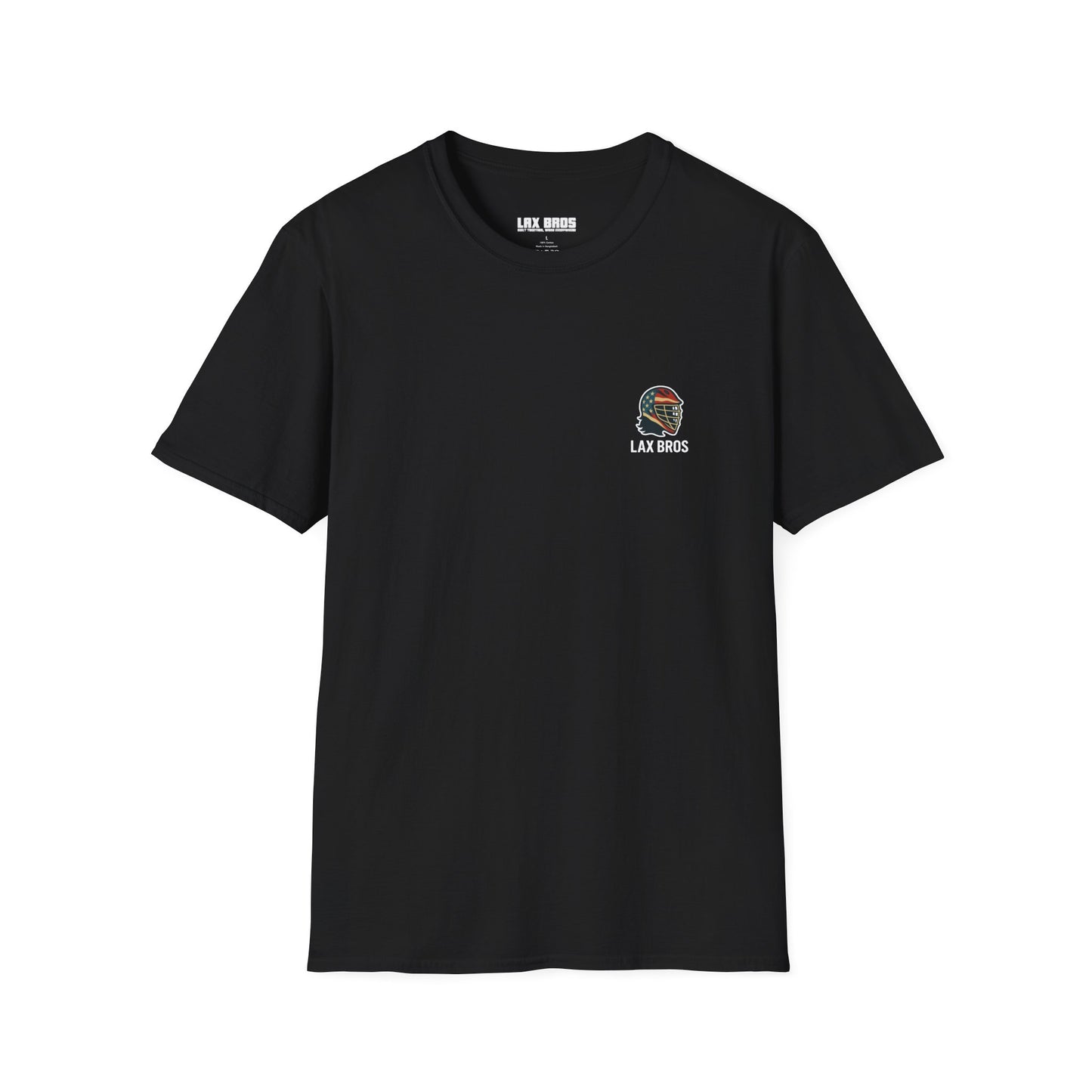 LAX Bros Eat Sleep LAX Repeat Tee – Adult (USA Flag)
