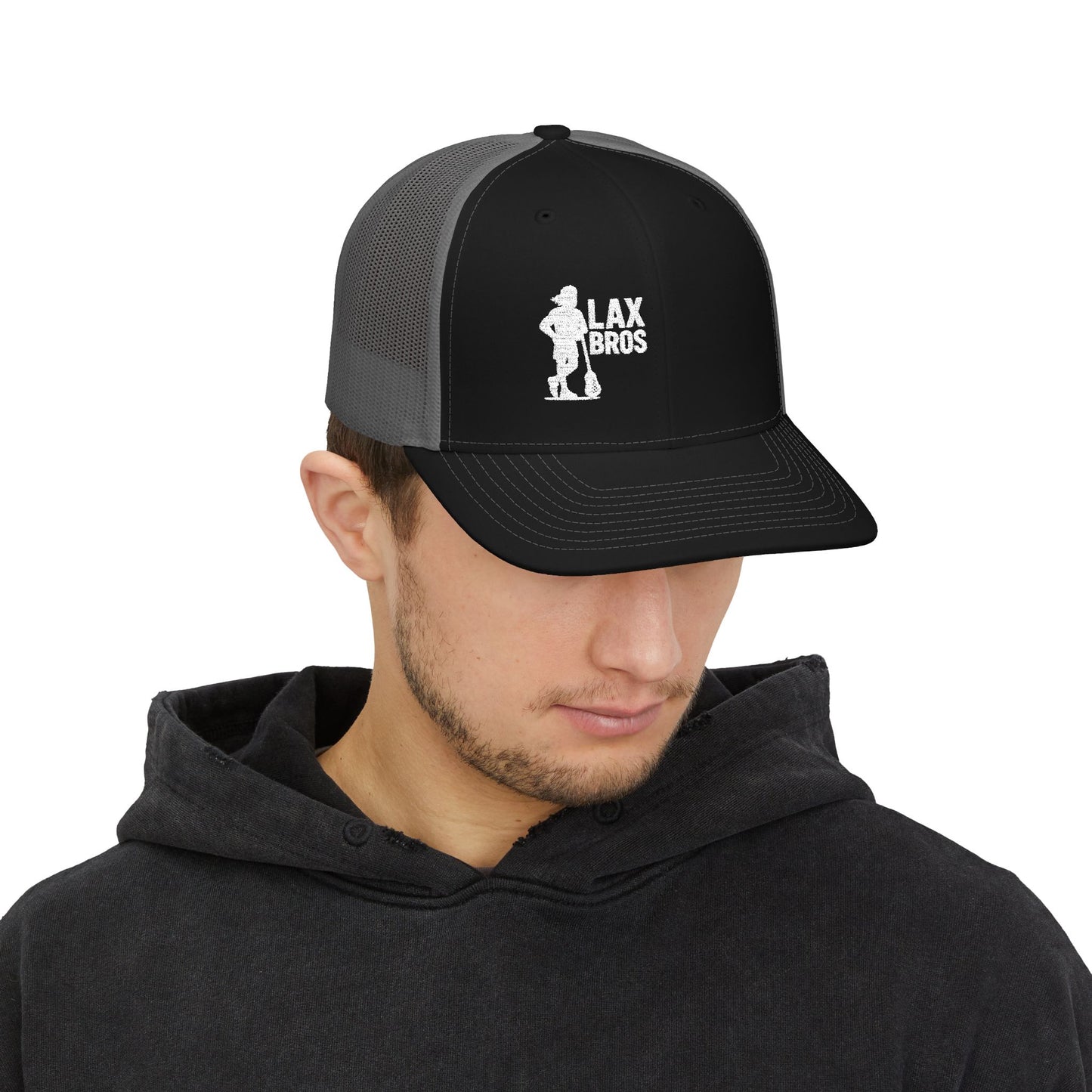 LAX Bros Silhouette Logo Hat - Richardson 112