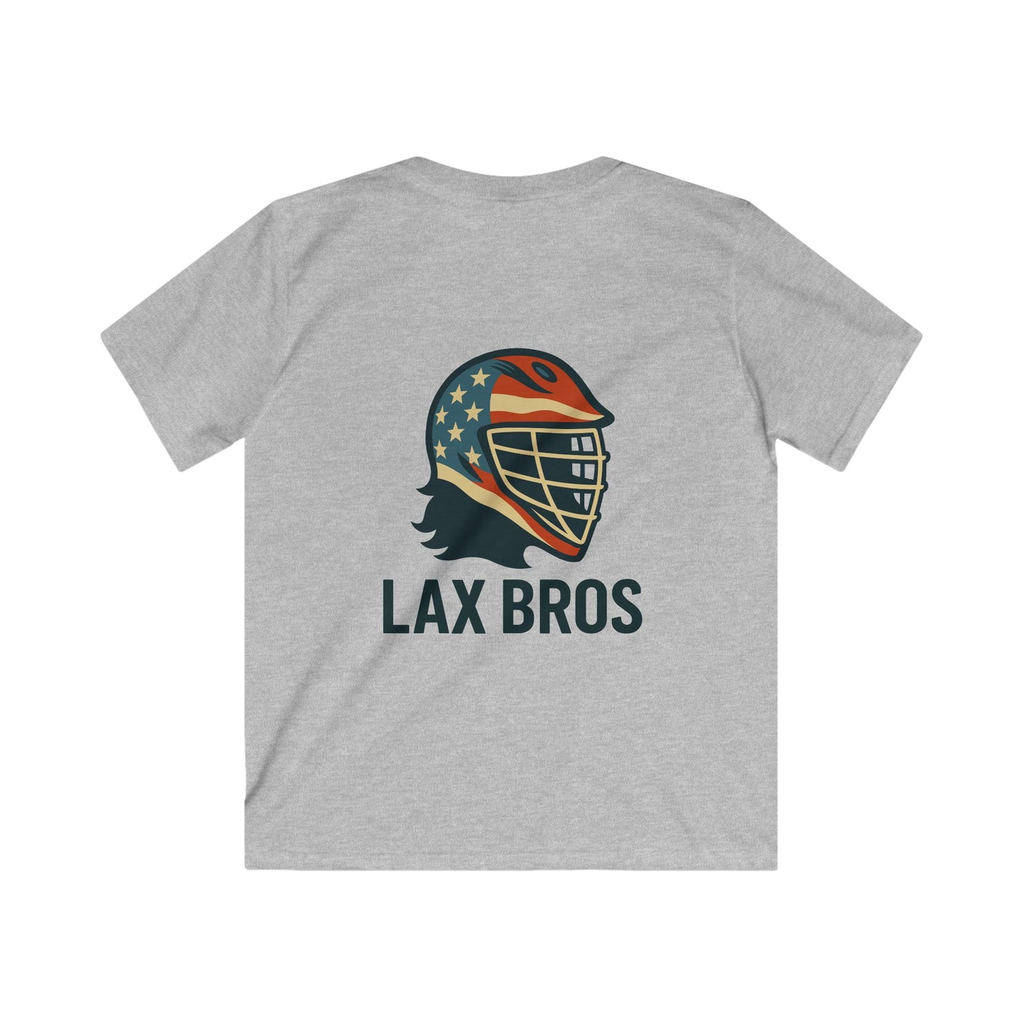 Youth LAX Bros Logo Tee – Front + Back