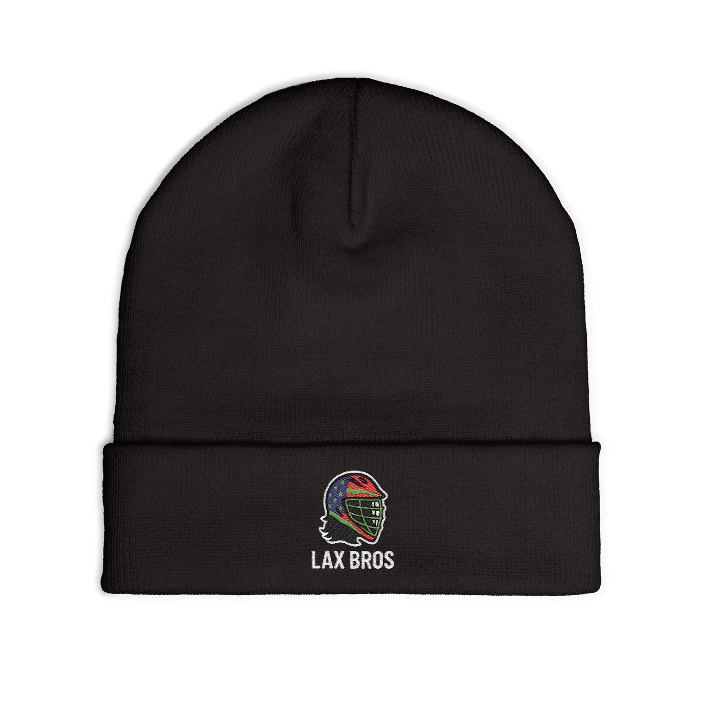 LAX Bros Embroidered Knit Beanie - Hat