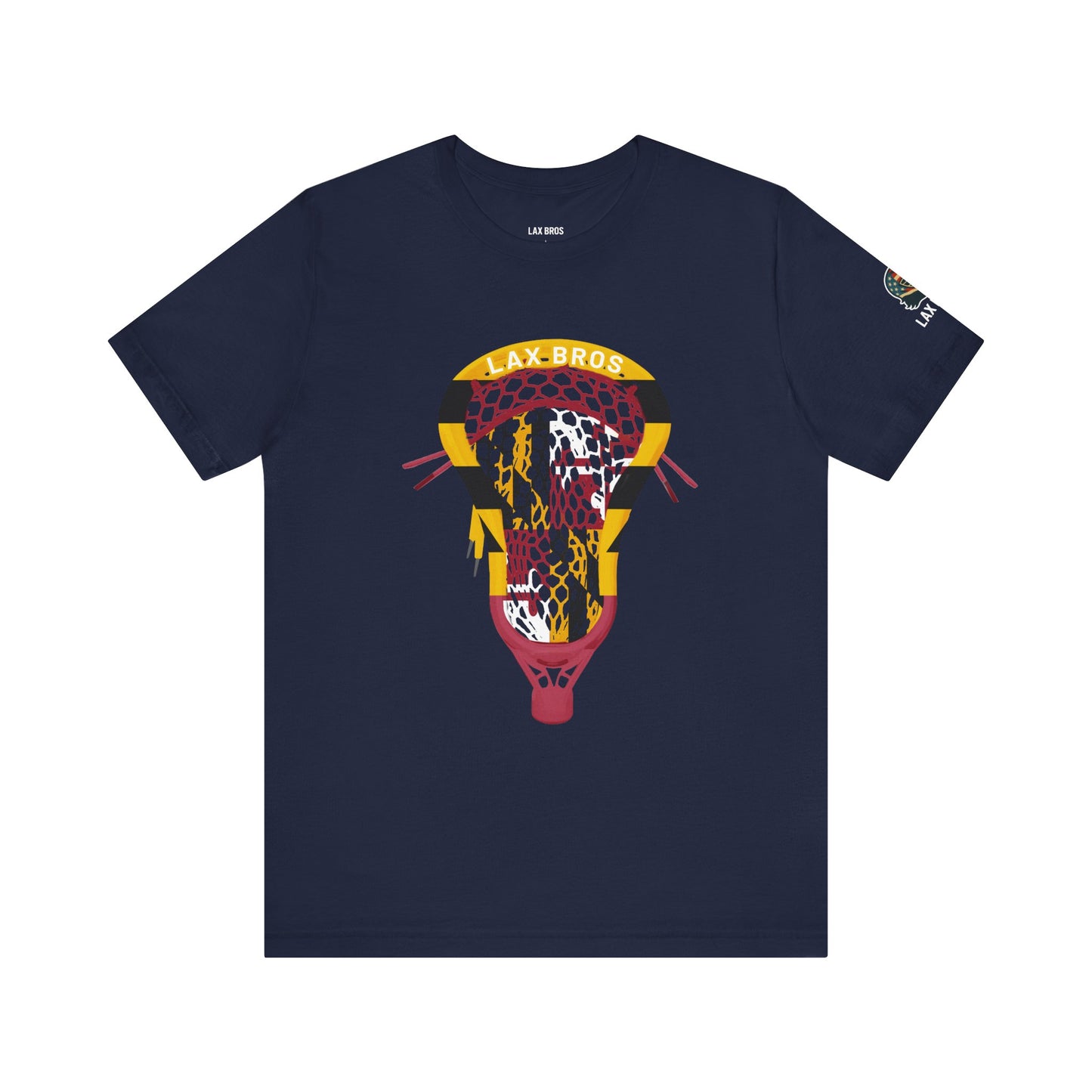 LAX Bros Maryland Flag Stick Head Tee - Adult