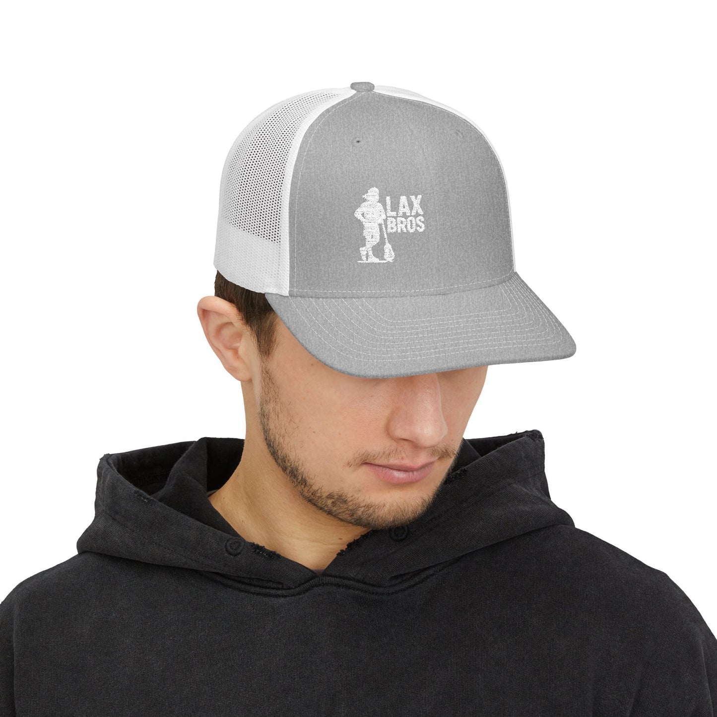 LAX Bros Silhouette Logo Hat - Richardson 112