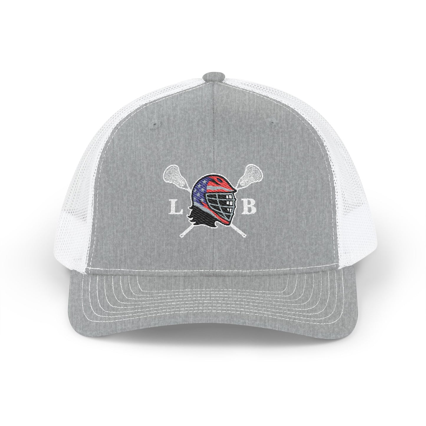 LAX Bros Crossed Sticks Trucker Hat – LB Helmet Edition (Richardson 112