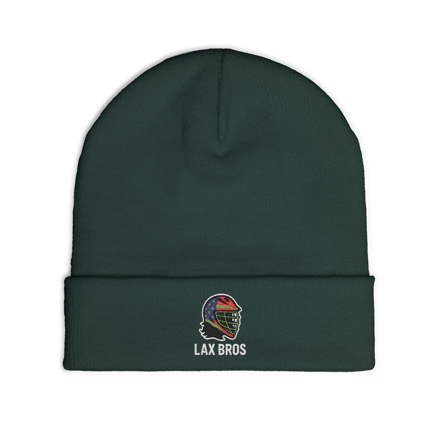 LAX Bros Embroidered Knit Beanie - Hat