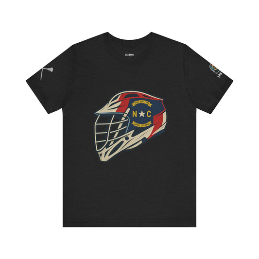 LAX Bros North Carolina Flag Helmet Tee - Adult