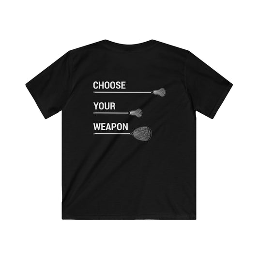 Youth LAX Bros Choose Your Weapon Tee