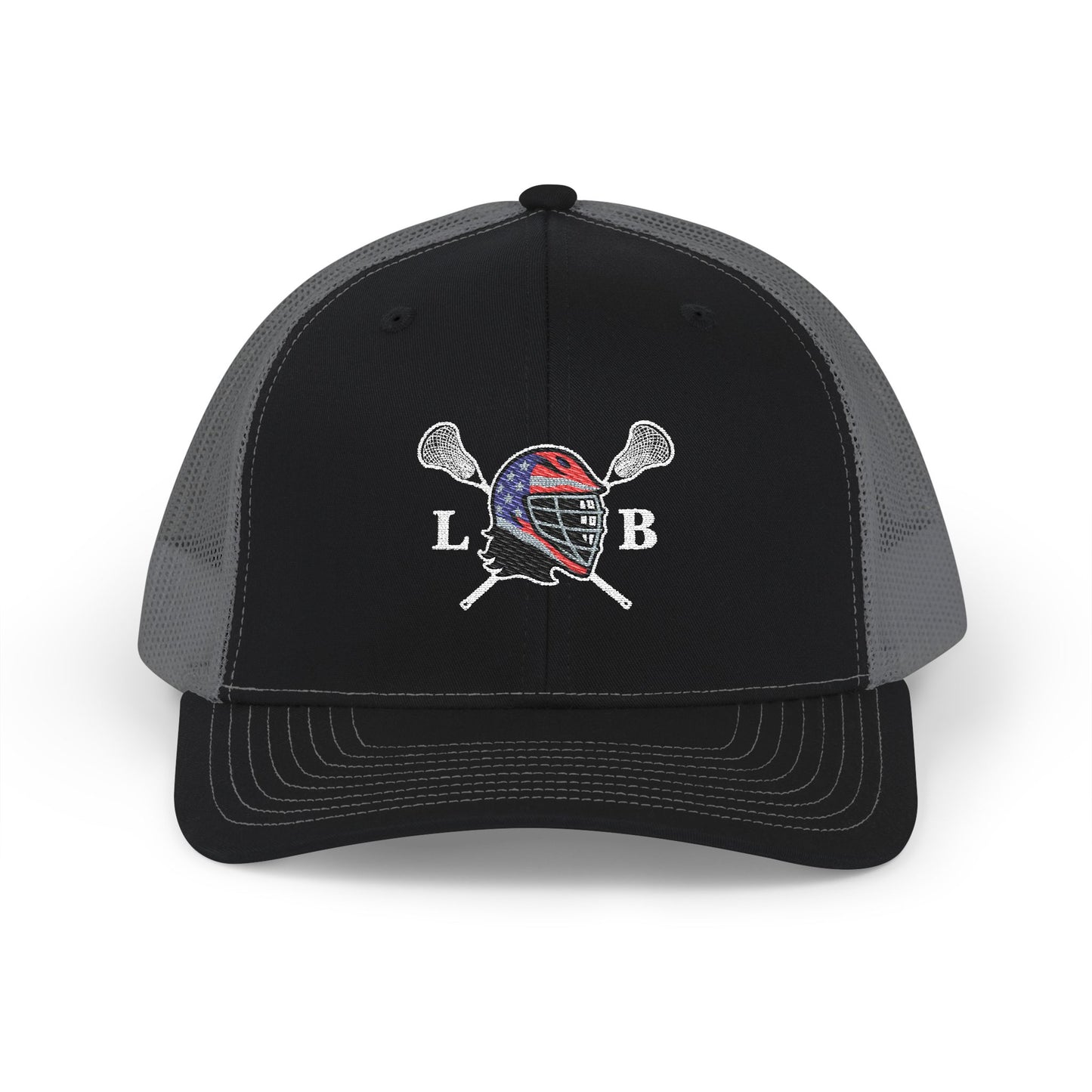 LAX Bros Crossed Sticks Trucker Hat – LB Helmet Edition (Richardson 112