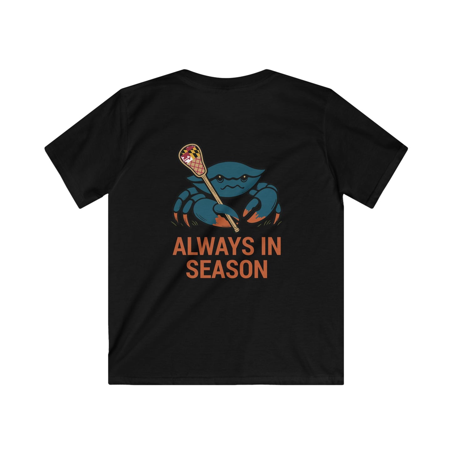 Youth LAX Bros “Always in Season” Tee (Maryland Flag Edition)
