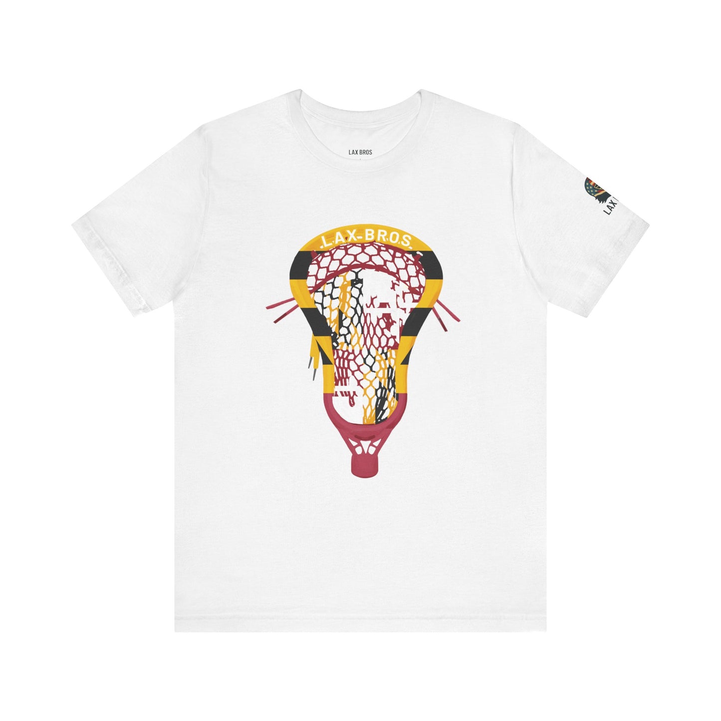 LAX Bros Maryland Flag Stick Head Tee - Adult