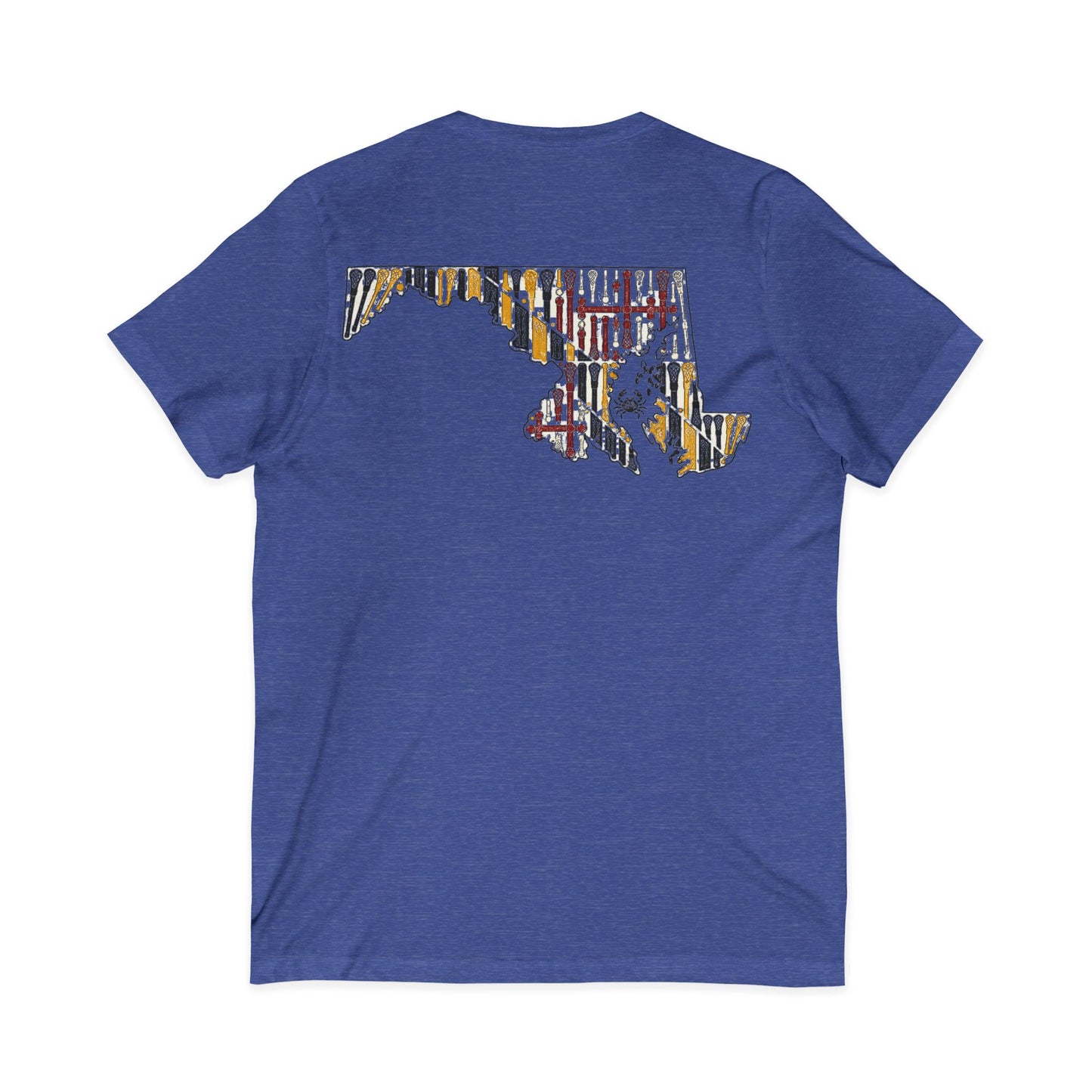LAX Bros V-Neck Maryland Tee - Adult