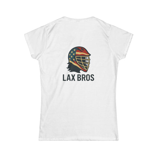 LAX Bros Logo – Women’s Tee (Front + Back Logo)