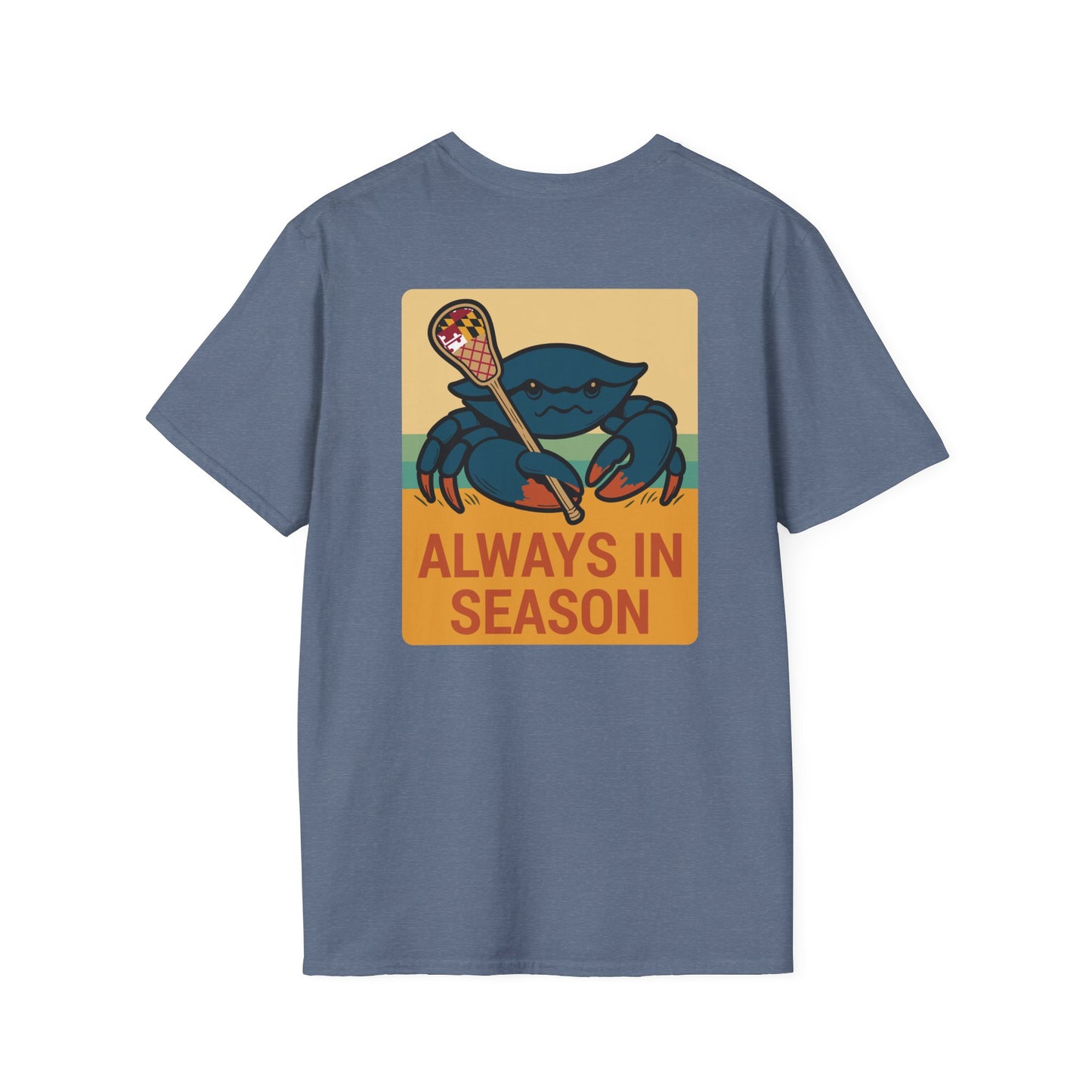 LAX Bros Always in Season Tee - Beach Maryland Flag Edition - Adult