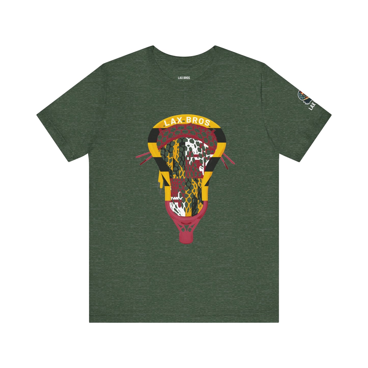 LAX Bros Maryland Flag Stick Head Tee - Adult