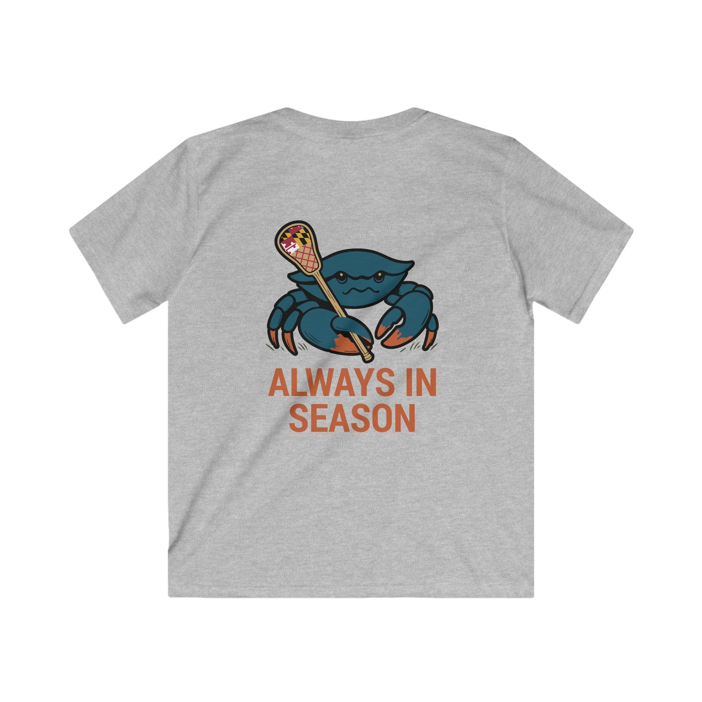Youth LAX Bros “Always in Season” Tee (Maryland Flag Edition)