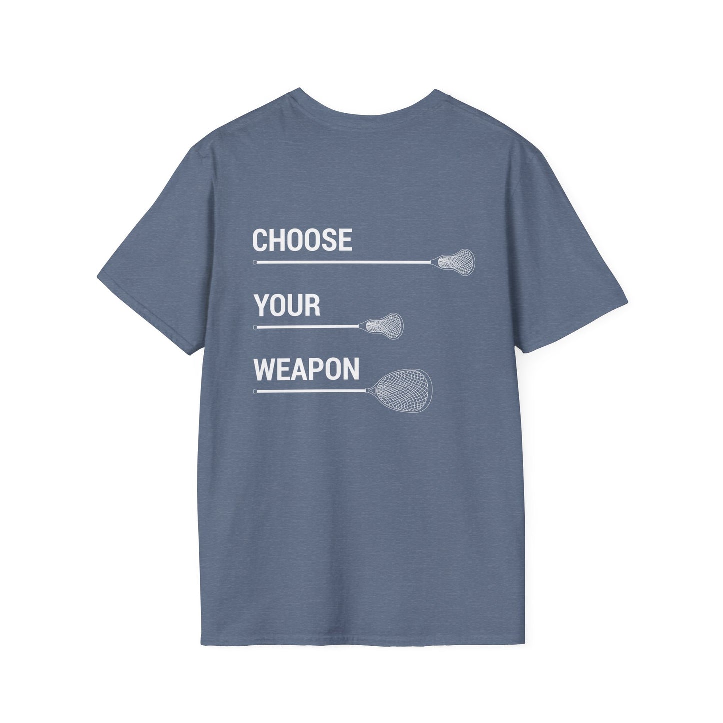 LAX Bros Choose Your Weapon Tee – Adult