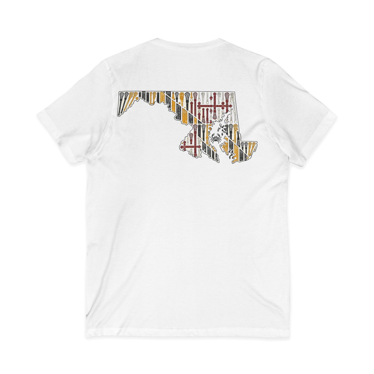 LAX Bros V-Neck Maryland Tee - Adult