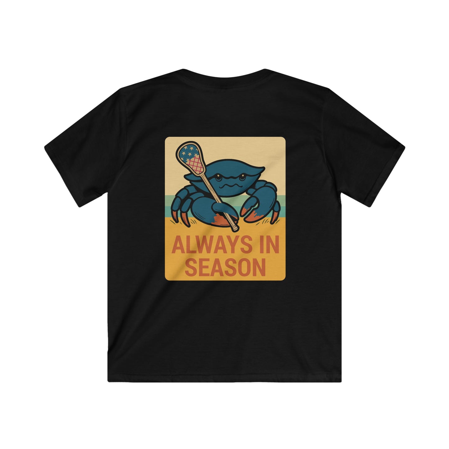 Youth LAX Bros “Always in Season” Tee (USA Flag Beach Edition)