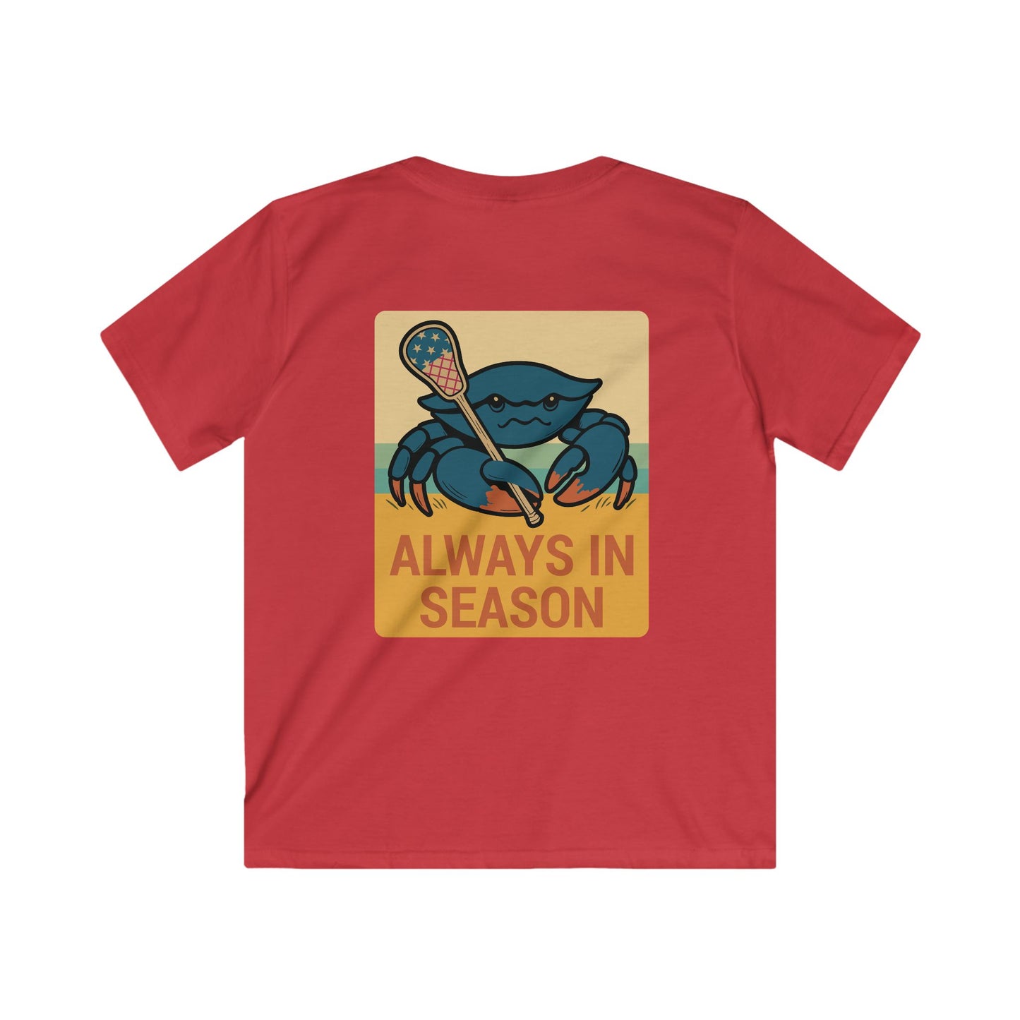 Youth LAX Bros “Always in Season” Tee (USA Flag Beach Edition)