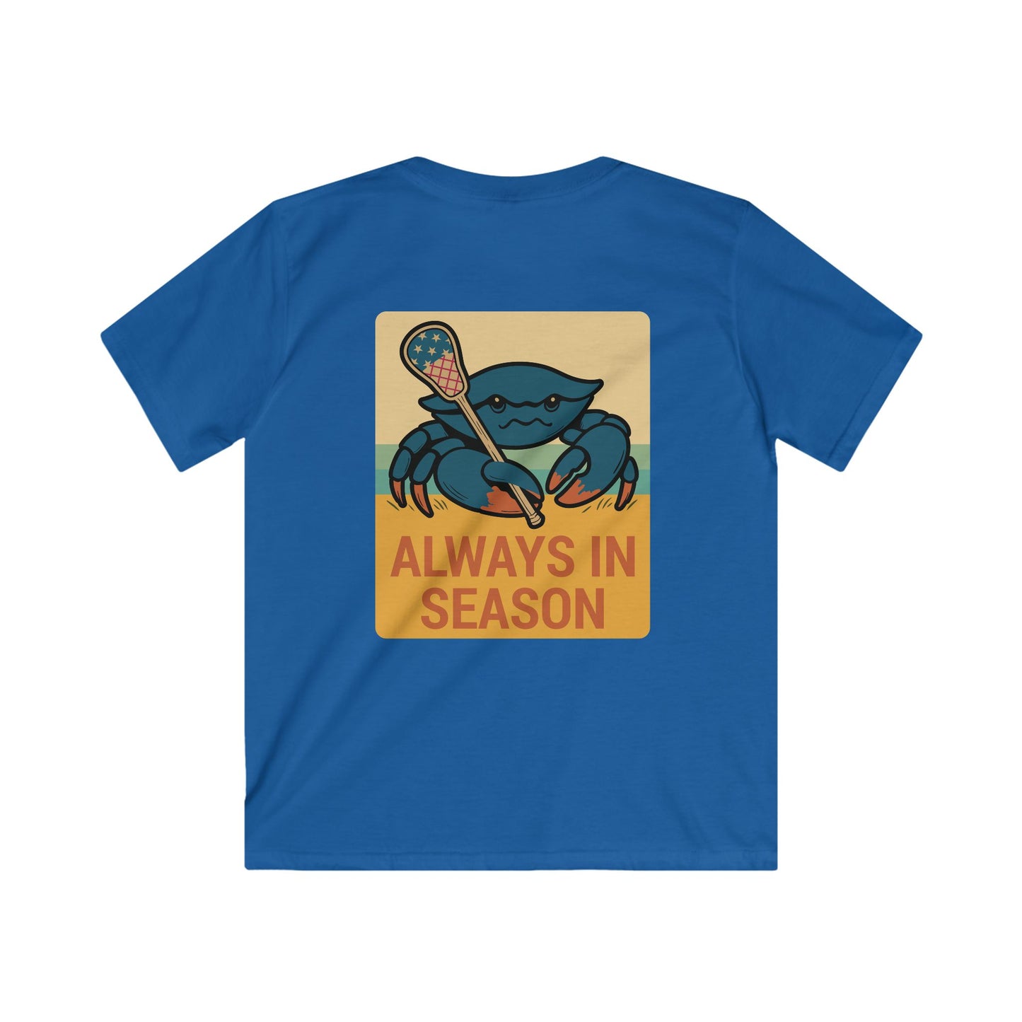 Youth LAX Bros “Always in Season” Tee (USA Flag Beach Edition)