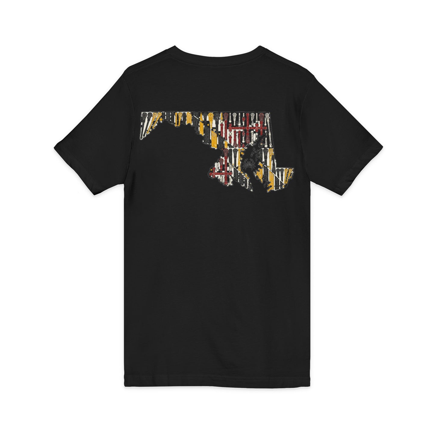 LAX Bros V-Neck Maryland Tee - Adult