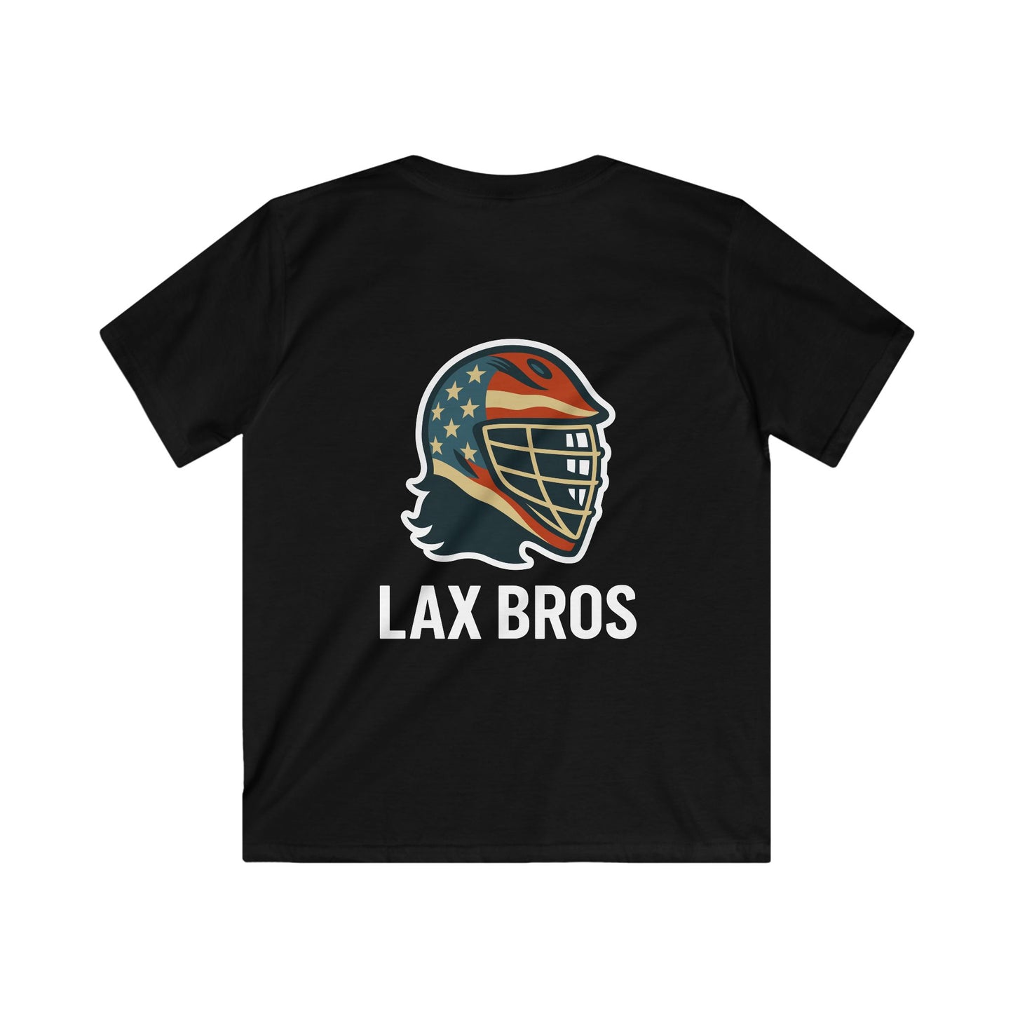 Youth LAX Bros Logo Tee – Front + Back