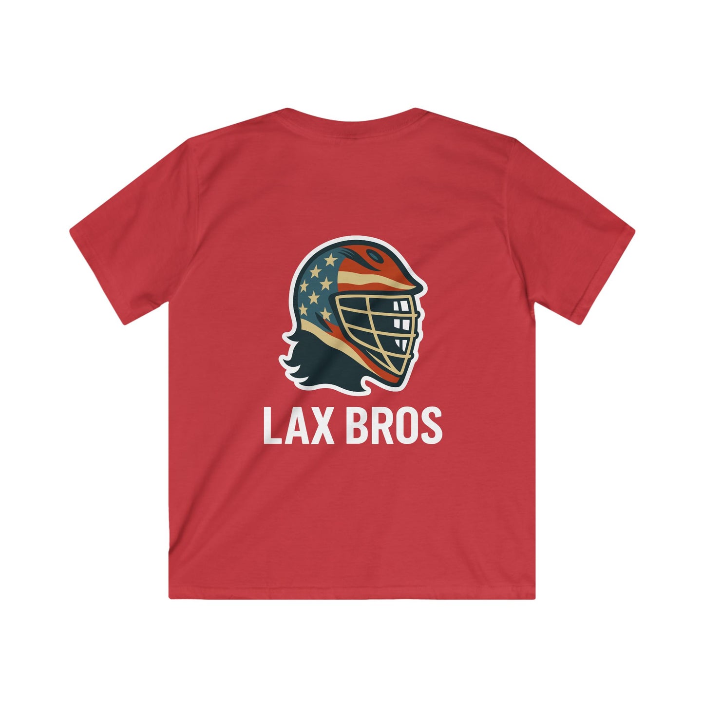 Youth LAX Bros Logo Tee – Front + Back