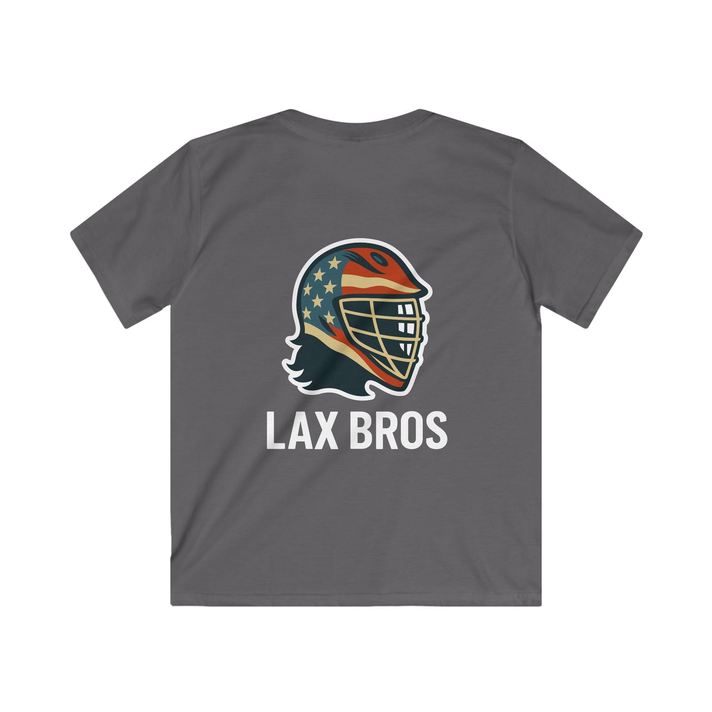 Youth LAX Bros Logo Tee – Front + Back