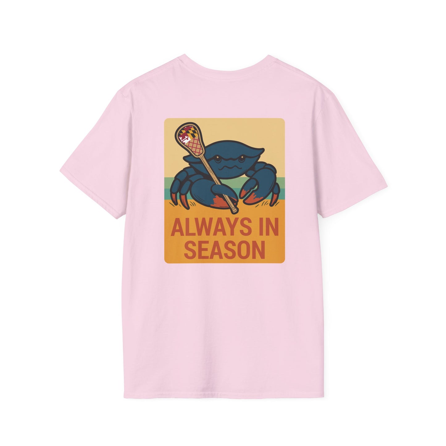 LAX Bros Always in Season Tee - Beach Maryland Flag Edition - Adult